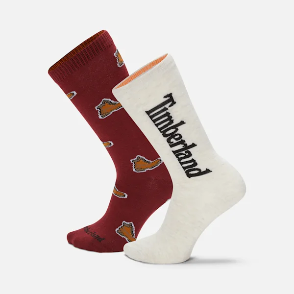 2-Pack Timberland® All over Print Crew Sock 2-Pack Timberland® All over Print Crew Sock