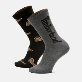 2-Pack Timberland® All over Print Crew Sock