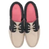 3-Eye Lug Handsewn Boat Shoes “Beige”