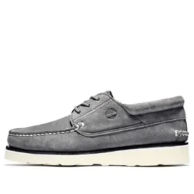 3 Eye Wedge Narrow Fit Oxford Shoes “Medium Grey Suede”