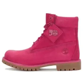 50th Anniversary Edition Premium 6 Inch Waterproof Boot “Dark Pink Nubuck”