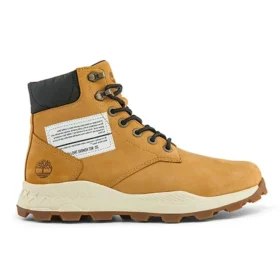6 Inch Brooklyn Side Zip Boots “Wheat Nubuck with Black Padded Collar”