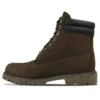6 Inch Double Collar Boots “Dark Chocolate Nubuck”