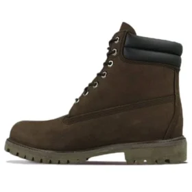 6 Inch Double Collar Boots “Dark Chocolate Nubuck”