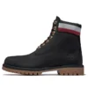 6 Inch Heritage Cupsole Boot “Black Nubuck with Red”