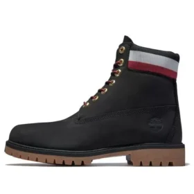 6 Inch Heritage Cupsole Boot “Black Nubuck with Red”
