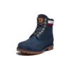 6 Inch Heritage Cupsole Boots “Navy Nubuck with Red”