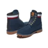 6 Inch Heritage Cupsole Boots “Navy Nubuck with Red”