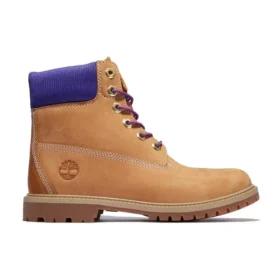 6 Inch Heritage Cupsole Boots “Wheat Nubuck with Purple”