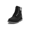 6 Inch Heritage Cupsole Waterproof Boots “Black Nubuck with Silver Collar”