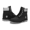 6 Inch Heritage Cupsole Waterproof Boots “Black Nubuck with Silver Collar”