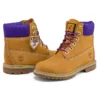 6 Inch Heritage Cupsole Wide Fit Boots “Wheat Nubuck with Purple”