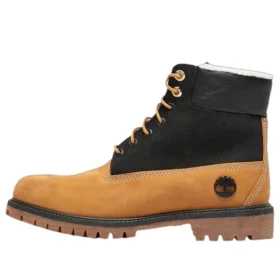 6 Inch Premium Boot Shearling “Wheat Black”