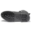 6 Inch Premium Fabric and Leather Boots “Black Logo Straps”