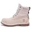 6 Inch Premium ReBOTL Fabric and Leather Wide-Fit Boot “Pale Pink”