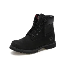 6 Inch Premium Red tag Boots “Black Nubuck”