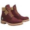 6 Inch Premium Waterproof Boot “Burgundy Beige Nubuck”
