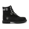 6 Inch Premium Waterproof Boots “Black Nubuck with Silver Logo”