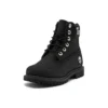 6 Inch Premium Waterproof Boots “Black Nubuck with Silver Logo”