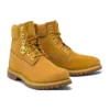6 Inch Premium Waterproof Boots “Wheat Nubuck with Gold Logo”