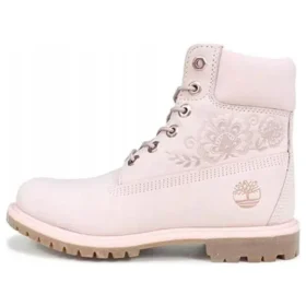 6-Inch Premium Waterproof Embossed Boots “Pink”