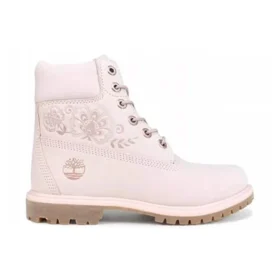 6-Inch Premium Waterproof Embossed Boots “Pink”