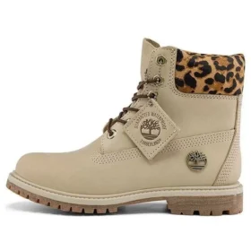 6 Inch Safari Cheetah Waterproof Boot “Ivory Nubuck”