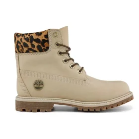 6 Inch Safari Cheetah Waterproof Boot “Ivory Nubuck”