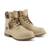 6 Inch Safari Cheetah Waterproof Boot “Ivory Nubuck”
