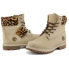 6 Inch Safari Cheetah Waterproof Boot “Ivory Nubuck”