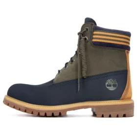 6 Inch Waterproof Boot “Navy Orange”