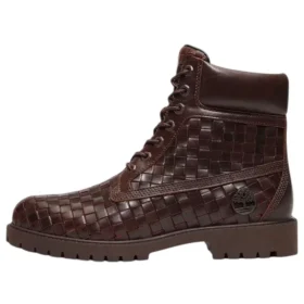 6″ Premium Boot “Woven Dark Brown”