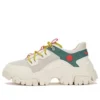 Adley Way Low Lace Up Sneakers “White”