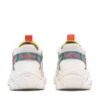 Adley Way Low Lace Up Sneakers “White”