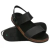 Amalfi Vibes 2 Band Sandal “Black”