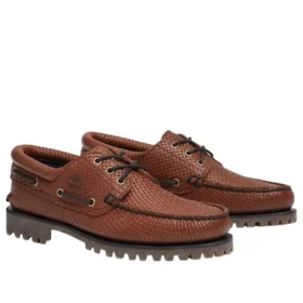 Authentic 3-Eye Lug Handsewn Boat “Brown”