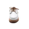 Authentic Handsewn Boat Shoes “White Full Grain”
