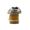 Authentic Waterproof Roll-Top Floral Print Boots “Wheat Grey”