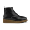 Bluebell Lane Lace Up Bootie Fashion Closed Toe Boot “Black”