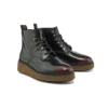 Bluebell Lane Lace Up Bootie Fashion Closed Toe Boot “Burgundy”