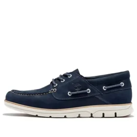 Bradstreet 3-Eye Boat Shoes “Navy”