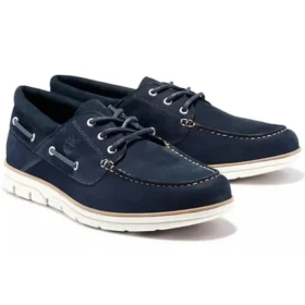 Bradstreet 3-Eye Boat Shoes “Navy”