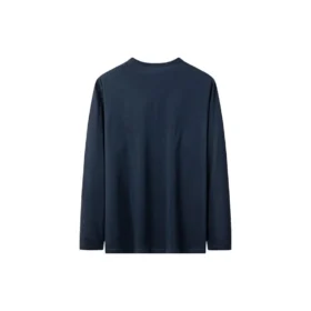 Brand Long Sleeve T-Shirt “Navy”