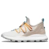 Brooklyn Leather and Fabric Oxford Trainers “Light Beige Mesh”