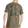 Camouflage Pattern Printing Male Green