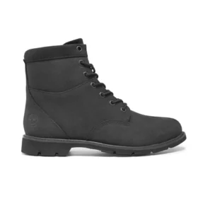 Campton Waterproof 6 Inch Wide-Fit Boot “Black Nubuck”