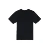Casual Loose Round Neck Printing Short Sleeve Couple Style Black