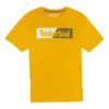 Casual Loose Round Neck Printing Short Sleeve Couple Style Yellow