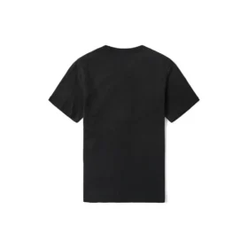 Causual Round Collar Printing Male Black