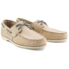 Cedar Bay Boat Shoes “Light Beige Nubuck”